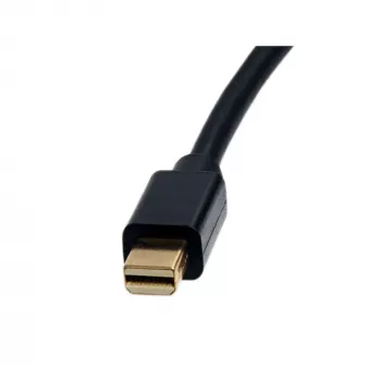 StarTech.com MDP2HDMI Mini DisplayPort–HDMI-sovitin, passiivinen videomuunnin, 1080p (enintään 1920x1200), Thunderbolt-yhteensopiva, mDP uros – HDMI naaras, musta