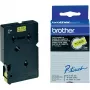 Merkintänauha Brother TC601 12mm musta keltaisella