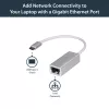 StarTech.com USB-C - Gigabit-verkkosovitin – hopea, johdollinen, USB, Ethernet, 5000 Mbit/s, hopea