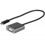 StarTech.com USB-C - VGA-sovitin – 1080p USB Type-C - VGA-sovitin dongle – USB-C (DP Alt Mode) - VGA-näyttö/näyttölaite videosovitin – Thunderbolt 3 -yhteensopiva – 30 cm kiinteä kaapeli – paranneltu versio CDP2VGA:sta