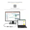 StarTech.com USB-C - VGA-sovitin – 1080p USB Type-C - VGA-sovitin dongle – USB-C (DP Alt Mode) - VGA-näyttö/näyttölaite videosovitin – Thunderbolt 3 -yhteensopiva – 30 cm kiinteä kaapeli – paranneltu versio CDP2VGA:sta