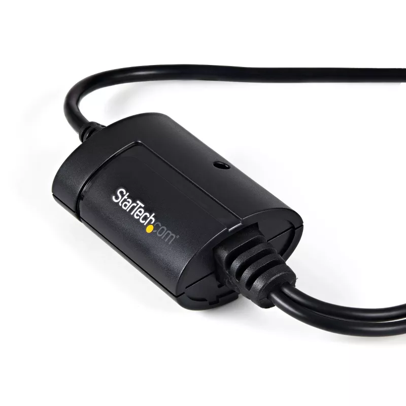 StarTech.com ICUSB2322F 2-porttinen FTDI USB–RS232-sarjaliitäntäadapterikaapeli, USB 2.0, 2,1 m, musta