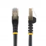 StarTech.com 10m CAT6a Ethernet-kaapeli – 10 Gigabit suojattu, snagless, RJ45, 100W PoE patchkaapeli – 10GbE STP verkkokaapeli vedonpoistolla – musta, yksittäin testattu/johdotus UL-sertifioitu/TIA
