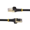 StarTech.com 10m CAT6a Ethernet-kaapeli – 10 Gigabit suojattu, snagless, RJ45, 100W PoE patchkaapeli – 10GbE STP verkkokaapeli vedonpoistolla – musta, yksittäin testattu/johdotus UL-sertifioitu/TIA