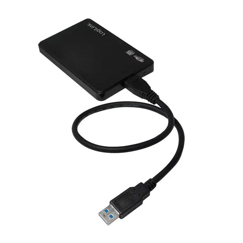 Kiintolevykotelo LogiLink UA0256 musta 2,5 tuumaa
