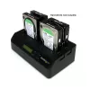 StarTech.com 4 Bay USB 3.0 eSATA - SATA Standalone 1:3 HDD kiintolevy-duplikaattori-telakka