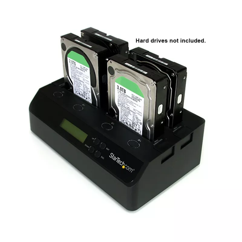 StarTech.com 4 Bay USB 3.0 eSATA - SATA Standalone 1:3 HDD kiintolevy-duplikaattori-telakka