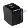 StarTech.com kaksiportainen USB-laturi – kansainväliseen matkakäyttöön – 17W/3,4A – musta
