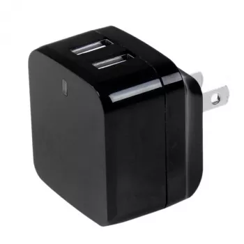 StarTech.com kaksiportainen USB-laturi – kansainväliseen matkakäyttöön – 17W/3,4A – musta
