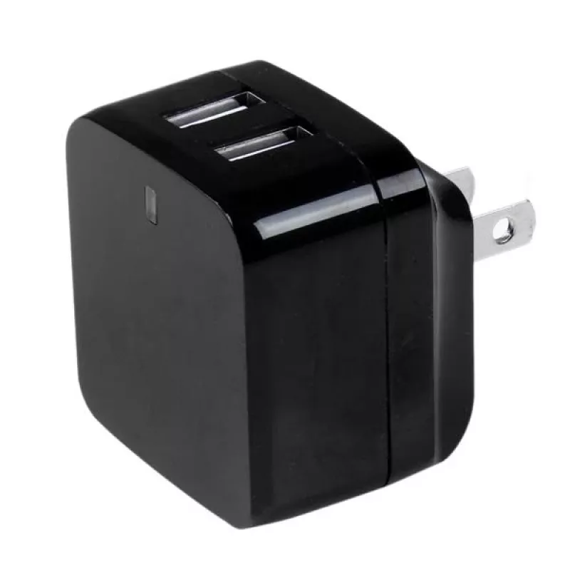StarTech.com kaksiportainen USB-laturi – kansainväliseen matkakäyttöön – 17W/3,4A – musta