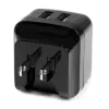 StarTech.com kaksiportainen USB-laturi – kansainväliseen matkakäyttöön – 17W/3,4A – musta