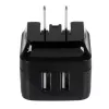 StarTech.com kaksiportainen USB-laturi – kansainväliseen matkakäyttöön – 17W/3,4A – musta