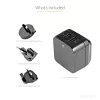 StarTech.com kaksiportainen USB-laturi – kansainväliseen matkakäyttöön – 17W/3,4A – musta
