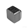 StarTech.com kaksiportainen USB-laturi – kansainväliseen matkakäyttöön – 17W/3,4A – musta