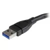 StarTech.com USB 3.0 A-A-jatkokaapeli – 6 tuumaa, musta, 0,152 m, USB A, USB A, USB 3.2 Gen 1 (3.1 Gen 1), 5 Gbit/s, musta