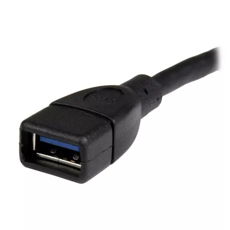 StarTech.com USB 3.0 A-A-jatkokaapeli – 6 tuumaa, musta, 0,152 m, USB A, USB A, USB 3.2 Gen 1 (3.1 Gen 1), 5 Gbit/s, musta