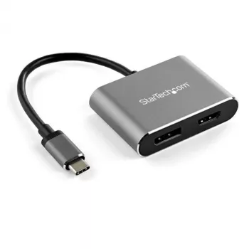 StarTech.com USB-C-moniporttivideoadapteri – 4K 60Hz USB-C HDMI 2.0 tai DisplayPort 1.2 -näyttöadapteri – USB Type-C 2-in-1-näyttömuunnin HDMI/DP HBR2 HDR – Thunderbolt 3 -yhteensopiva