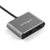 StarTech.com USB-C-moniporttivideoadapteri – 4K 60Hz USB-C HDMI 2.0 tai DisplayPort 1.2 -näyttöadapteri – USB Type-C 2-in-1-näyttömuunnin HDMI/DP HBR2 HDR – Thunderbolt 3 -yhteensopiva