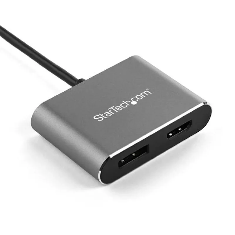 StarTech.com USB-C-moniporttivideoadapteri – 4K 60Hz USB-C HDMI 2.0 tai DisplayPort 1.2 -näyttöadapteri – USB Type-C 2-in-1-näyttömuunnin HDMI/DP HBR2 HDR – Thunderbolt 3 -yhteensopiva