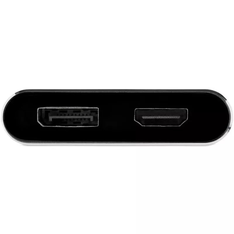 StarTech.com USB-C-moniporttivideoadapteri – 4K 60Hz USB-C HDMI 2.0 tai DisplayPort 1.2 -näyttöadapteri – USB Type-C 2-in-1-näyttömuunnin HDMI/DP HBR2 HDR – Thunderbolt 3 -yhteensopiva