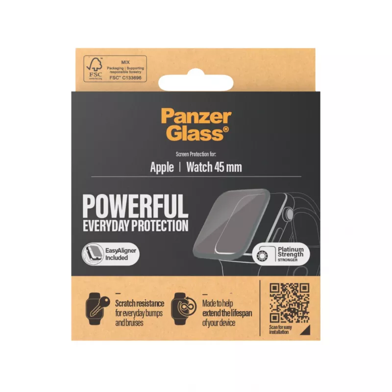 PanzerGlass ® Apple Watch Series 9 | 8 | 7 | 45mm | näytön suojalasi