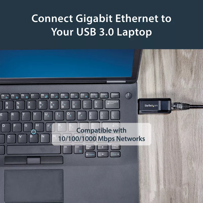 StarTech.com USB 3.0 Gigabit Ethernet NIC -verkkosovitin – 10/100/1000 Mbit/s