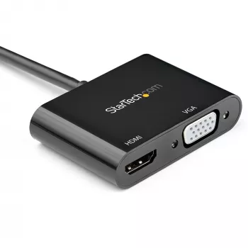 StarTech.com DisplayPort HDMI VGA -adapteri - DisplayPort 1.2 HBR2 HDMI 2.0:aan (4K 60Hz) tai VGA 1080p -muunnin-dongle - DP HDMI- tai VGA-näyttöadapteri - digitaalinen videonäyttöadapteri