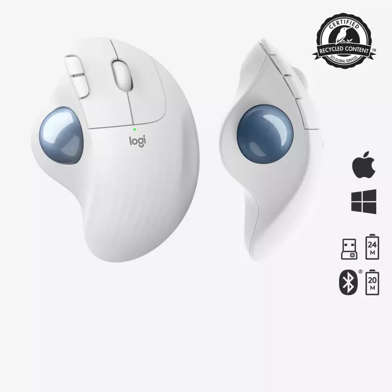 Hiiri Logitech ERGO M575 langaton trackball RF Wireless + Bluetooth