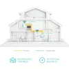 TP-Link TL-WPA1000 KIT PowerLine-verkkosovitin 1000 Mbit/s Ethernet LAN Wi-Fi valkoinen 2 kpl
