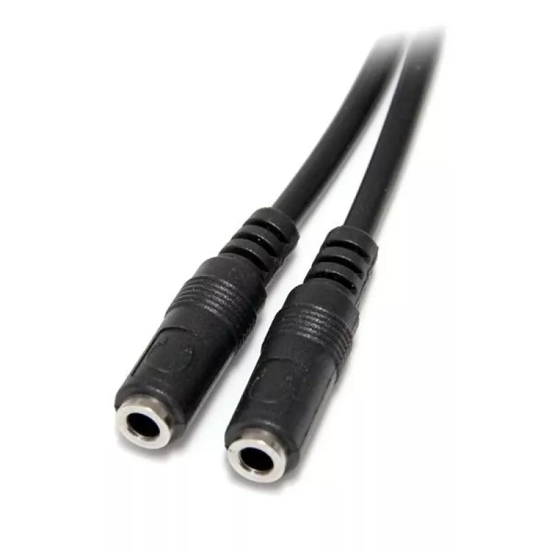 StarTech.com ohut stereo-haaroituskaapeli – 3,5 mm plugi 2x 3,5 mm liittimeen