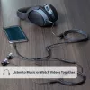 StarTech.com ohut stereo-haaroituskaapeli – 3,5 mm plugi 2x 3,5 mm liittimeen