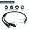 StarTech.com ohut stereo-haaroituskaapeli – 3,5 mm plugi 2x 3,5 mm liittimeen