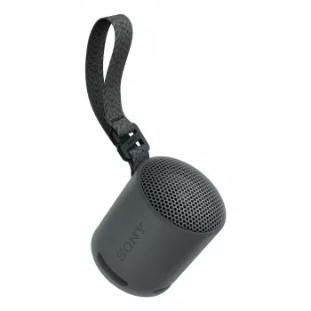 Sony SRS-XB100 - langaton kannettava Bluetooth-kaiutin, kestävä IP67 vesitiivis & pölytiivis, 16 tunnin akku, ympäristöystävällinen, ulkoiluun ja matkalle mustana