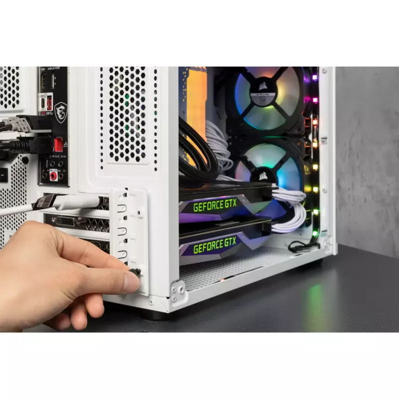 Corsair Crystal 280X Micro ATX valkoinen PC-kotelo