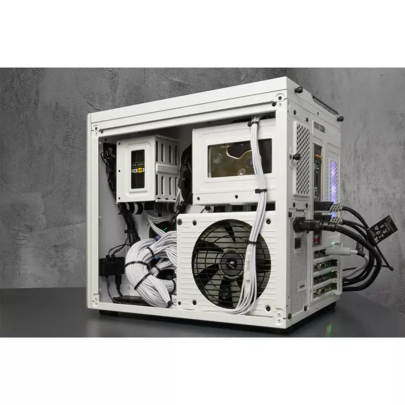 Corsair Crystal 280X Micro ATX valkoinen PC-kotelo