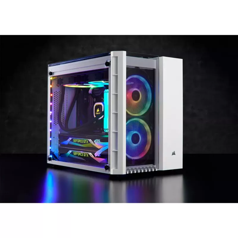Corsair Crystal 280X Micro ATX valkoinen PC-kotelo