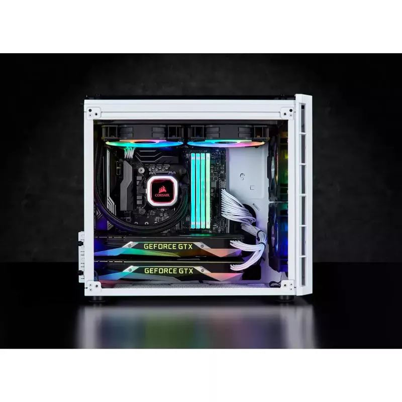 Corsair Crystal 280X Micro ATX valkoinen PC-kotelo