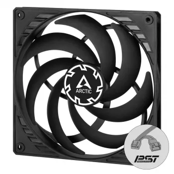 ARCTIC P14 ohut PWM PST paineoptimoitu 140 mm:n PWM-tuuletin integroidulla Y-kaapelilla