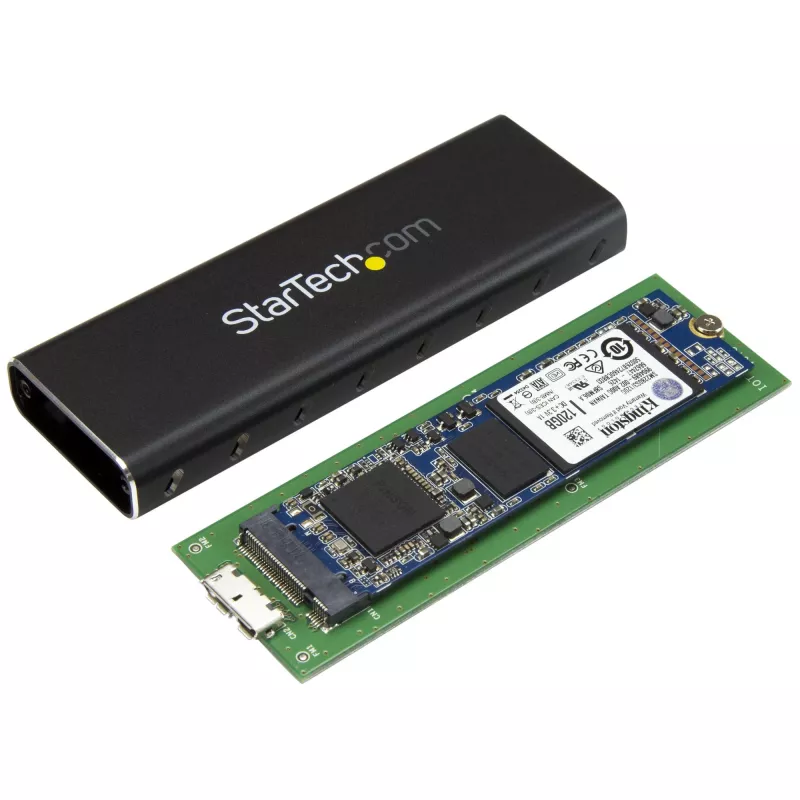 StarTech.com M.2 SSD-kotelo M.2 SATA SSD-asemille – USB 3.0 (5 Gbit/s) UASP-tuella
