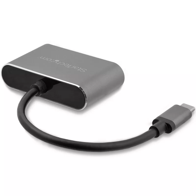 StarTech.com USB-C - VGA- ja HDMI-sovitin - 2-in-1 - 4K 30Hz - Space Gray