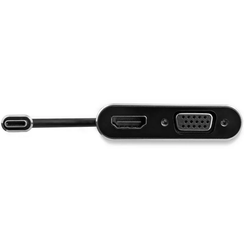 StarTech.com USB-C - VGA- ja HDMI-sovitin - 2-in-1 - 4K 30Hz - Space Gray