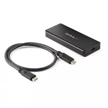 StarTech.com USB-C 10Gbps M.2 NVMe PCIe SSD-kotelo – tukeva alumiininen ulkokotelo M.2 PCIe M-Key -asemille, IP67-sertifioitu – 1 GB/s luku/kirjoitus – tukee 2230/2242/2260/2280 – TB3-yhteensopiva – Mac/PC