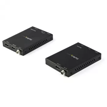 StarTech.com HDMI over CAT6 -jatkosarja - 4K 60Hz, 3840 x 2160 pikseliä, AV-lähetin ja -vastaanotin, 50 m, kaapelillinen, musta, HDCP