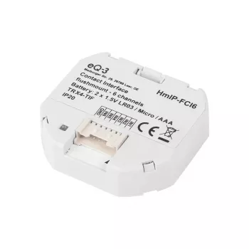 Homematic IP HmIP-FCI6 upotettava kontaktiliitäntä, 6-kanavainen, 868 MHz