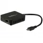 StarTech.com USB-C - kuitu-muunnin - avoin SFP-paikka, kaapelillinen, USB Type-C, kuitu, 1000 Mbit/s, musta