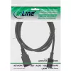 InLine virtasovitinkaapeli, IEC-60320 C20 - C13, 3x1,5 mm², max. 10 A, 1 m