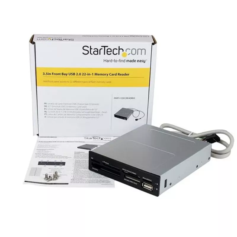 StarTech.com USB 2.0 sisäinen monikortinlukija/-kirjoittaja – SD microSD CF