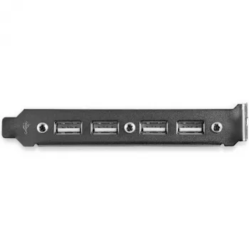 StarTech.com 4 portin USB A naaras korttipaikkalevyadapteri, 0,286 m, CE, UL, REACH, RoHS, -5 - 40 °C, -5 - 80 °C, 20 - 60%