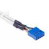 StarTech.com USBPLATE4 4-porttinen USB 2.0 -paikkalevyadapteri, 2x 10-pin emolevyliitin