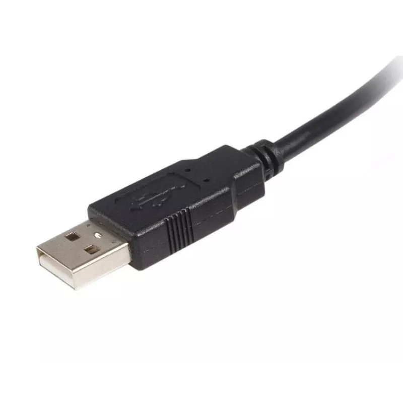 StarTech.com 3m USB 2.0 A–B-kaapeli - M/M, 3 m, USB A, USB B, USB 2.0, uros/uros, musta
